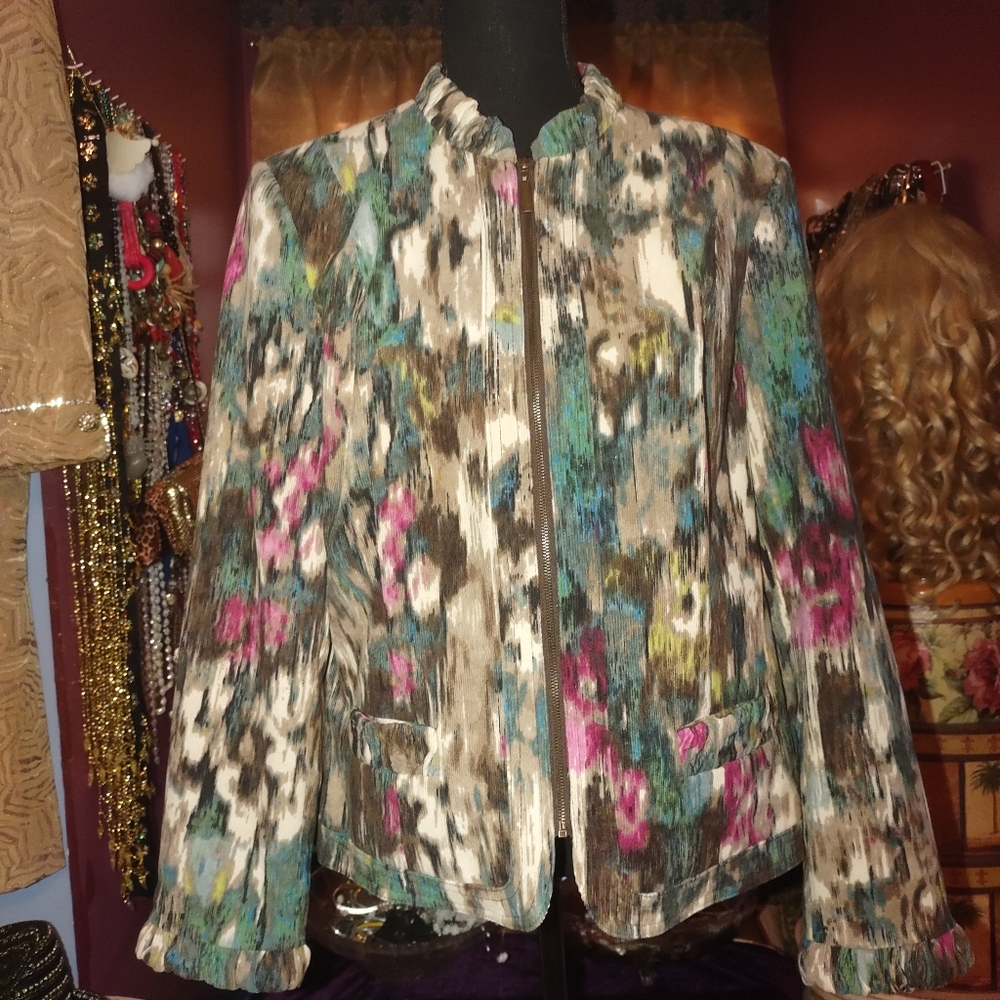 R.Q.T. Petite Corduroy‎ Jacket PXL